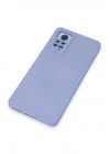 Newface Xiaomi Redmi Note 12 Pro 4G Kılıf Nano içi Kadife Silikon - Lila
