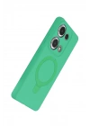 Newface Xiaomi Redmi Note 13 Pro 4G Regal Magsafe Standlı Kapak - Yeşil