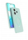 Newface Xiaomi Redmi Note 14 4G Regal Magsafe Standlı Kapak - Su Yeşili