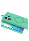 Newface Xiaomi Redmi Note 14 4G Regal Magsafe Standlı Kapak - Yeşil