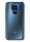Newface Xiaomi Redmi Note 9 Kılıf Dora Kapak - Mavi