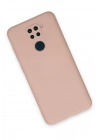Newface Xiaomi Redmi Note 9 Kılıf Nano içi Kadife Silikon - Pudra