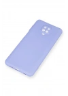 Newface Xiaomi Redmi Note 9 Pro Kılıf Nano içi Kadife Silikon - Lila