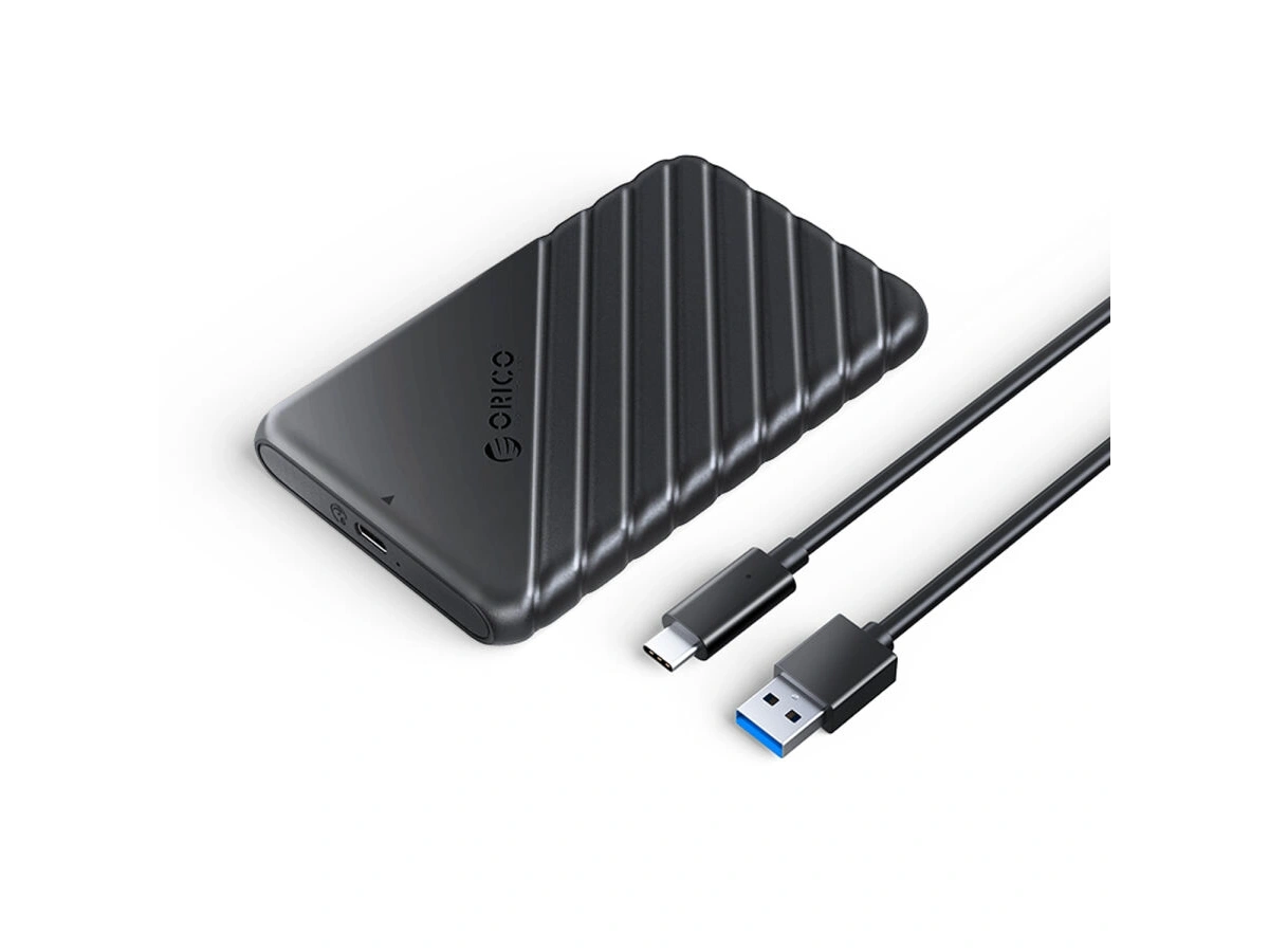 Orico Type-C 6Gbps USB3.1 Gen1 2.5” inch SATA SSD Hard Disk Kutusu Siyah