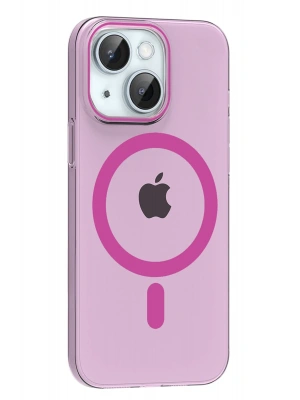 Joko Apple iPhone 14 PC Blank Magsafe Kapak - Pembe
