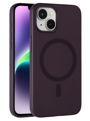 Joko Apple iPhone 14 Tuna PC Slim Magsafe Kapak - Derin Mor