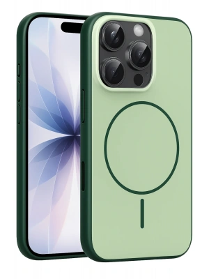 Joko Apple iPhone 16 Pro Max Neva Magsafe Kapak - Koyu Yeşil