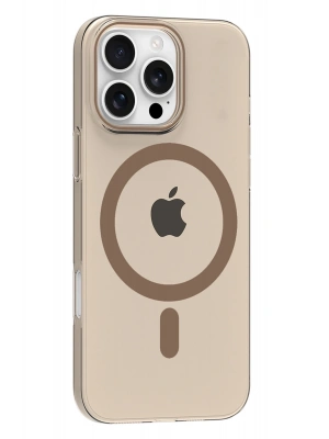 Joko Apple iPhone 16 Pro Max PC Blank Magsafe Kapak - Çöl Titanyum