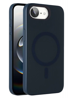 Joko Apple iPhone 16E Tuna PC Slim Magsafe Kapak - Lacivert