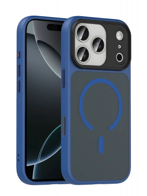 Joko Apple iPhone 17 Pro Max Megane Magsafe Kapak - Lacivert