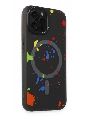 Joko iPhone 14 Pro Colorful Magsafe Kapak - Siyah