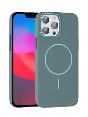 Joko iPhone 14 Pro Max Broş Magsafe Kapak - Turkuaz