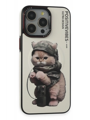 Joko iPhone 14 Pro Max Fun Magsafe Kapak - Beyaz