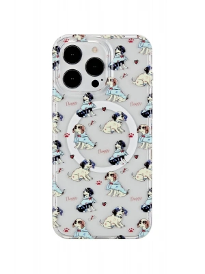 Joko iPhone 14 Pro Max Tanya Magsafe Kapak - Desen 3