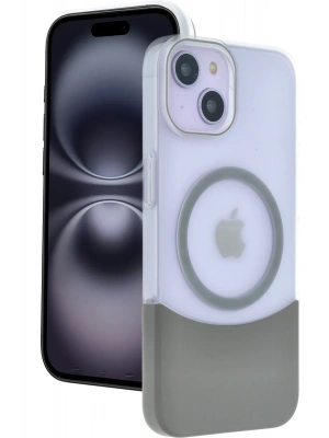 Joko iPhone 14 Velar Magsafe Kapak - Natural Grey