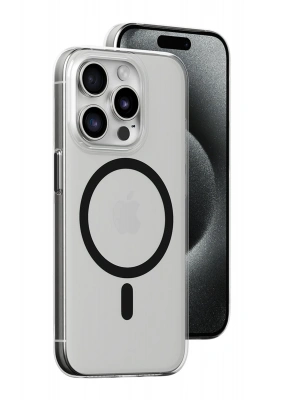 Joko iPhone 15 Pro Max Kılıf Bubble Magsafe Kapak - Siyah