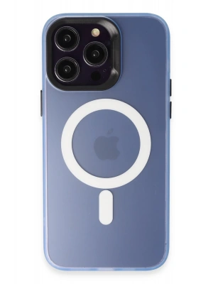 Joko iPhone 15 Pro Max Kılıf Mateks Magsafe Kapak - Sierra Blue