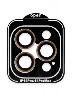 Joko iPhone 15 Pro Max PVD Metal Kamera Lens - Turuncu