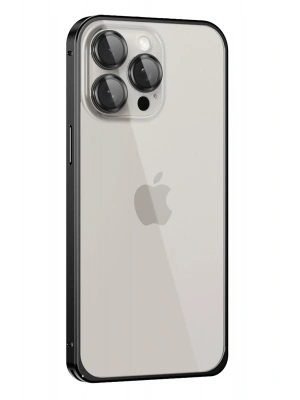 Joko iPhone 15 Pro Metal Bumper Mat Kapak - Siyah