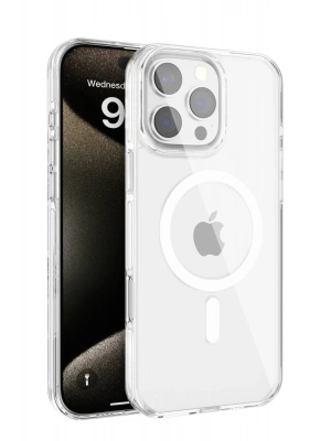 Joko iPhone 16 Pro Gleam PC Sert Magsafe Kılıf - Şeffaf