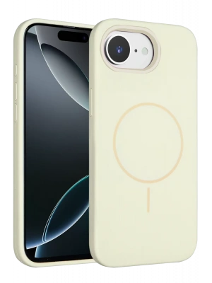 Joko iPhone 16E Kılıf Jully Magsafe Kapak - Bej