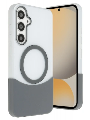 Joko Samsung Galaxy S24 FE Velar Magsafe Kapak - Natural Grey