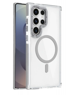 Joko Samsung Galaxy S25 Ultra Bella Magsafe Kapak - Gri