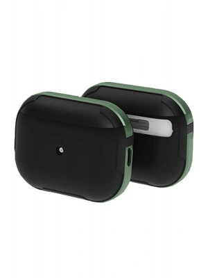 Movenchy Airpods Pro 2 (2.nesil) MO-A8 Armor Kılıf - Koyu Yeşil