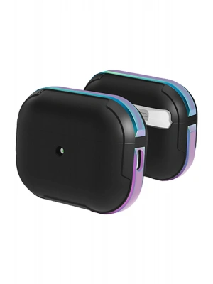 Movenchy Airpods Pro 2 (2.nesil) MO-A8 Armor Kılıf - Rainbow