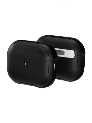 Movenchy Airpods Pro 2 (2.nesil) MO-A8 Armor Kılıf - Siyah