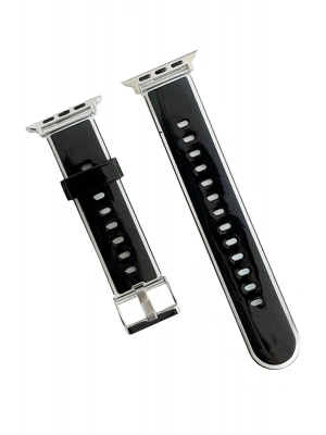 Movenchy Watch 45mm Jelly Silikon Kordon - Siyah