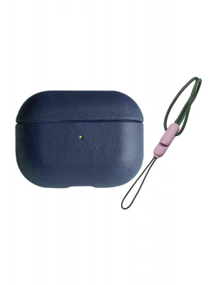 Newface Airpods 3 (3.nesil) 405 Deri Kılıf - Lacivert