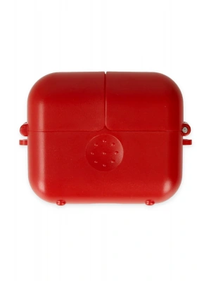 Newface Airpods 3 (3.nesil) Basmalı Kılıf - Kırmızı