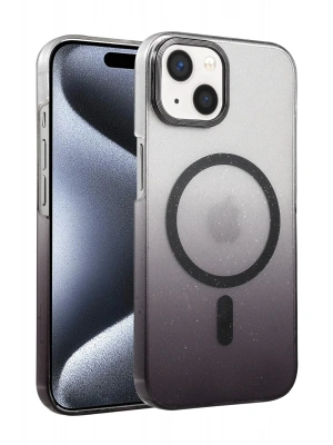 Newface Apple iPhone 14 Glossy Magsafe Kapak - Siyah