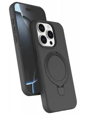 Newface Apple iPhone 14 Pro Max Regal Magsafe Standlı Kapak - Titan Gri