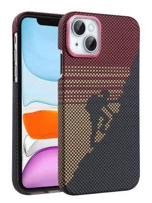 Newface Apple iPhone 14 Vega Magsafe Kapak - Kırmızı