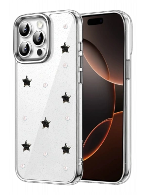 Newface Apple iPhone 15 Pro Fiyonk Desenli Kapak - Desen 7