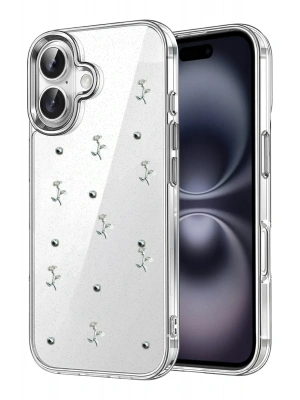 Newface Apple iPhone 16 Fiyonk Desenli Kapak - Desen 4