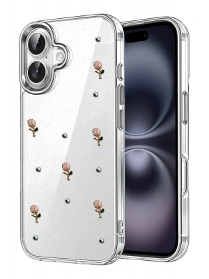 Newface Apple iPhone 16 Fiyonk Desenli Kapak - Desen 6