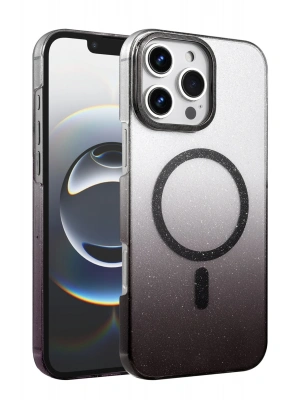 Newface Apple iPhone 16 Pro Glossy Magsafe Kapak - Siyah