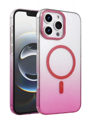 Newface Apple iPhone 16 Pro Max Glossy Magsafe Kapak - Pembe