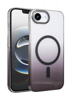 Newface Apple iPhone 16E Glossy Magsafe Kapak - Siyah