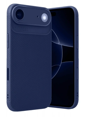 Newface Apple iPhone 17 Air Auto Focus Karbon Kapak - Lacivert