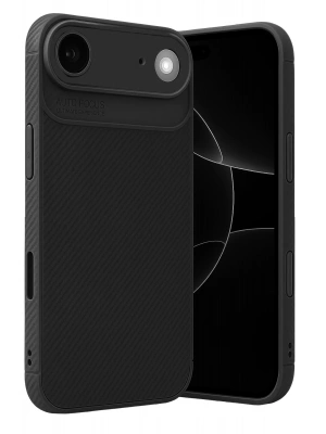 Newface Apple iPhone 17 Air Auto Focus Karbon Kapak - Siyah