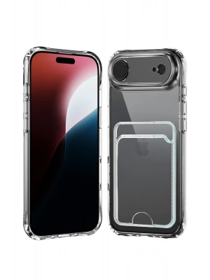 Newface Apple iPhone 17 Air Kart Şeffaf Silikon - Şeffaf