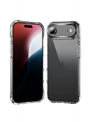 Newface Apple iPhone 17 Air Lüx Şeffaf Silikon - Şeffaf