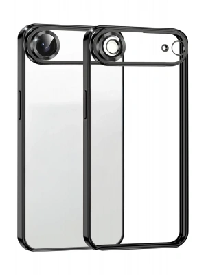 Newface Apple iPhone 17 Air Razer Lensli Silikon - Siyah