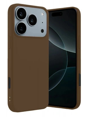 Newface Apple iPhone 17 Pro First Silikon - Kahverengi