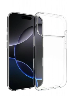 Newface Apple iPhone 17 Pro Max Lüx Şeffaf Silikon - Şeffaf