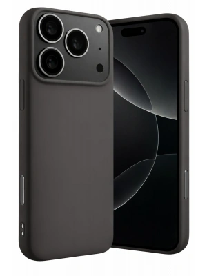 Newface Apple iPhone 17 Pro Max Nano içi Kadife Silikon - Gri